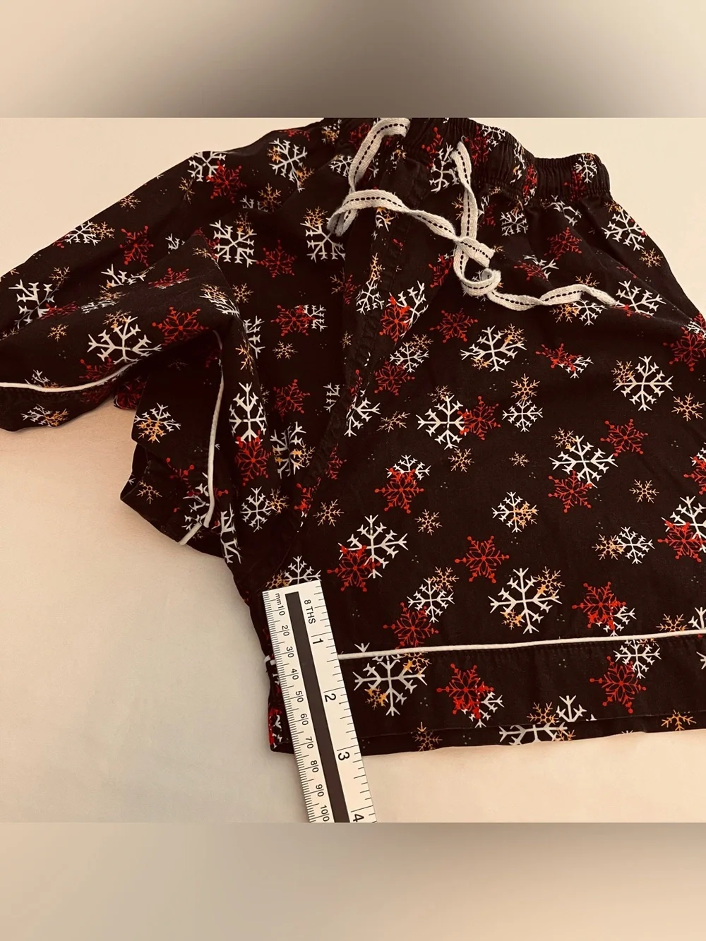 Baleno Boys S 2pc Christmas Snowflake Pajama Set Button Collared Drawstring